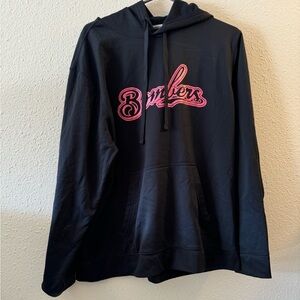 Hoodie Men's L Fleece Sweatshirt Black